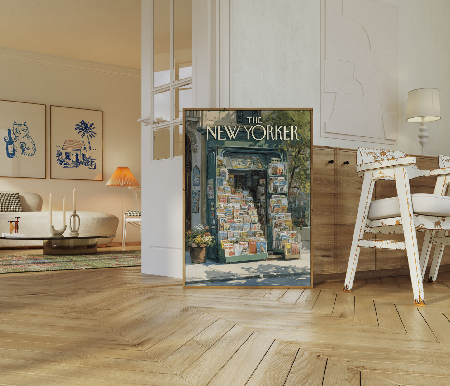 New York Magazine Stand Poster