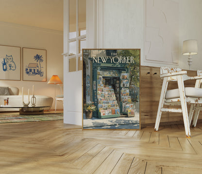 New York Magazine Stand Poster