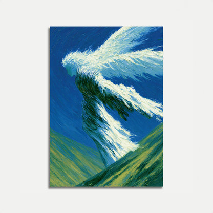 Majestätische Bergspitzen-Poster