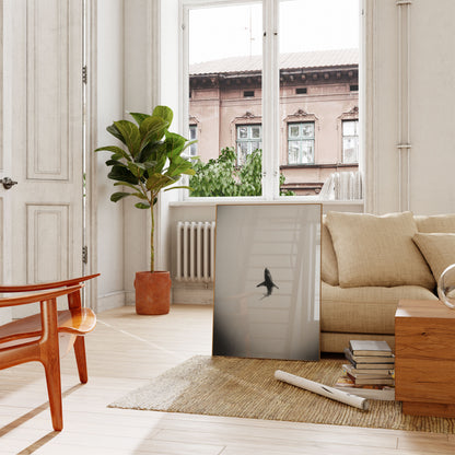 Solitary Shark Ocean Poster