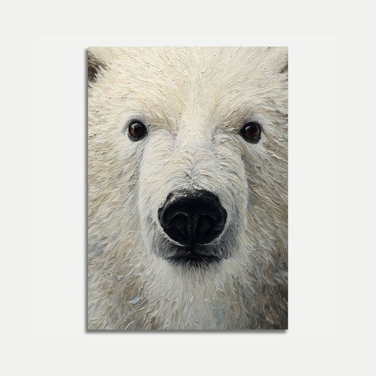 Poster Ritratto Ravvicinato dell'Orso Polare