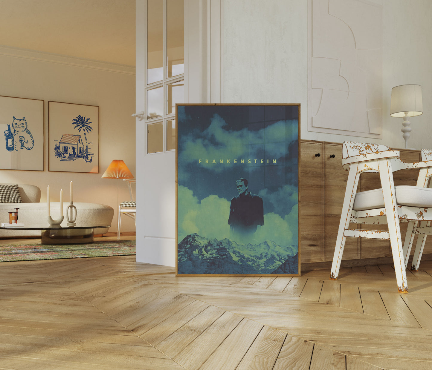 Frankenstein's Monster Mountain Poster