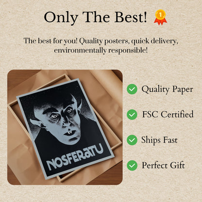 Nosferatu Klasyczny Plakat Horroru