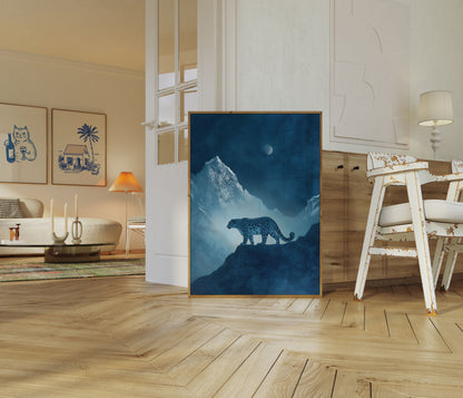 Sneeuwluipaard Bergmajesteit Poster