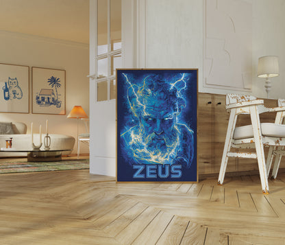 Plakát Zeus, Bůh hromu
