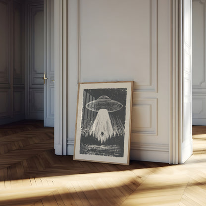 Affiche de la Forêt d'Enlèvement Extraterrestre