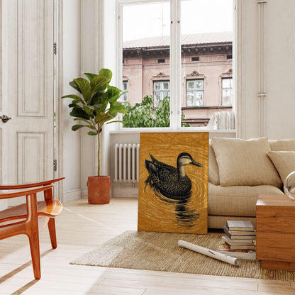 Golden Duck Sanctuary Poster
