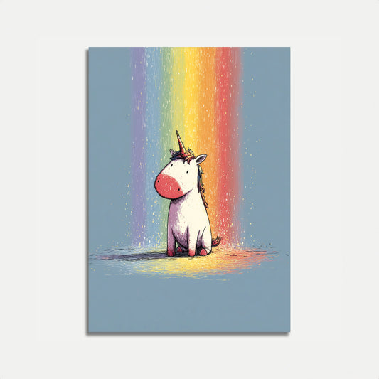 Poster di Magia dell'Unicorno Arcobaleno