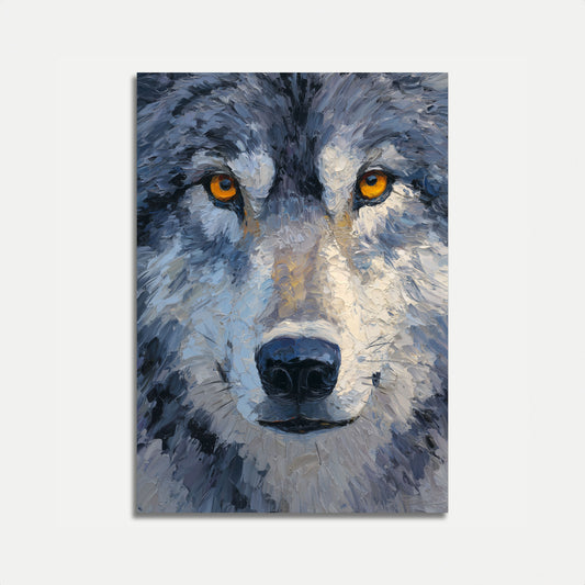 Snowy Owl with Golden Eyes Poster