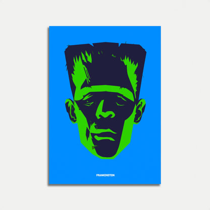 Frankenstein Monster Pop Art Poster