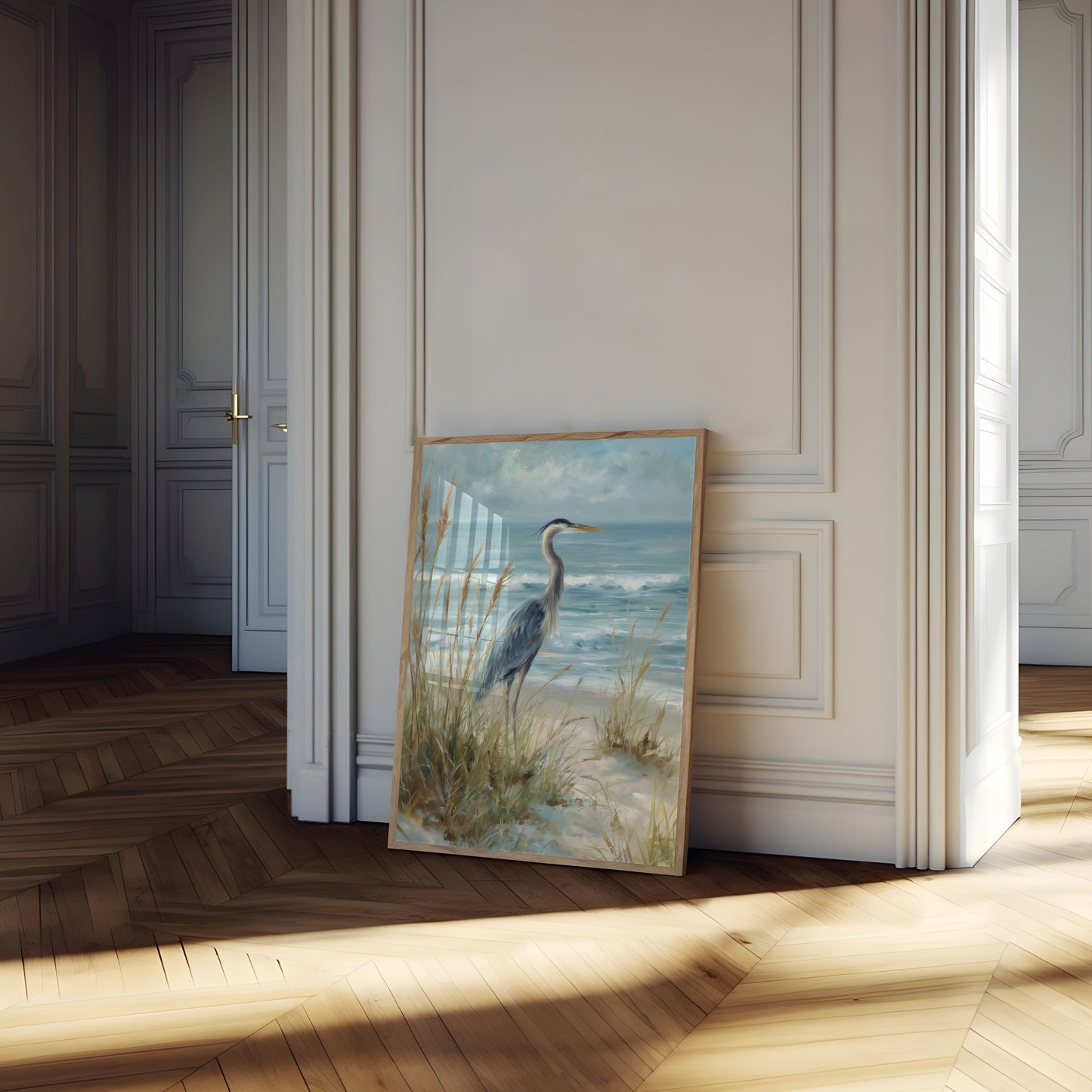 Pôster Costeiro da Garça-Azul-Grande