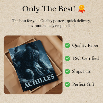 Achilles Warrior Legend Poster