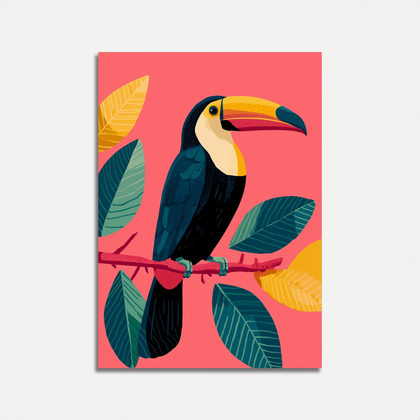 Colorful Toucan Bird Poster