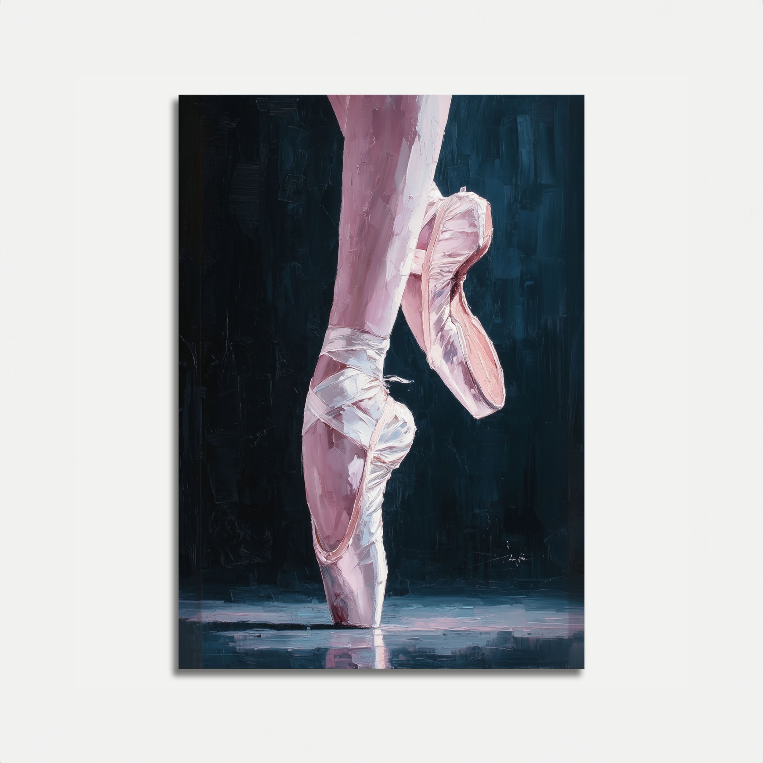 Ballet Pointe Shoes Poster - Dance Art Print Artwork – Artisout
