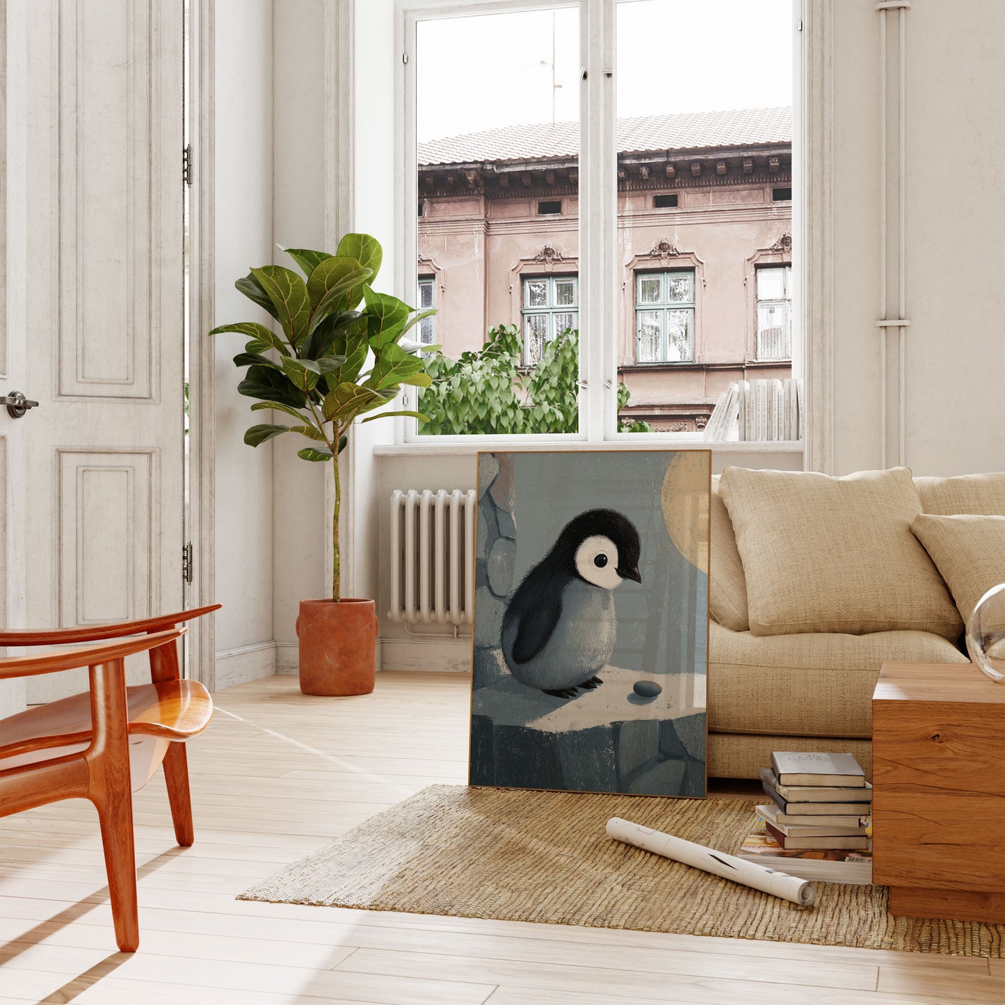 Affiche Portrait du Petit Manchot