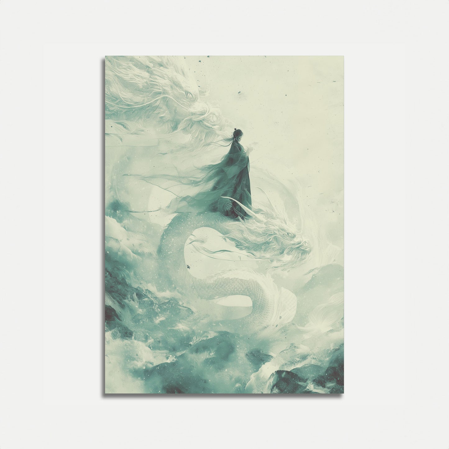 Ethereal Dragon Rider Poster