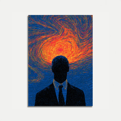 Mind on Fire Abstract Plakat