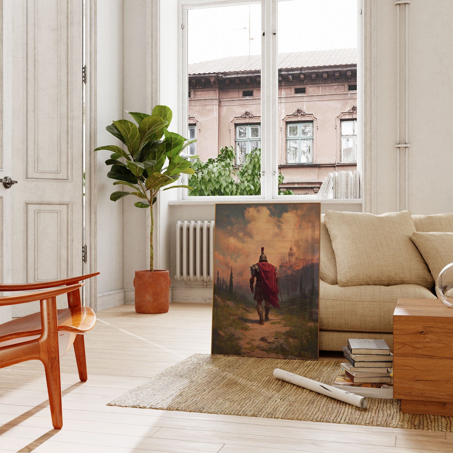 Roman Soldier's Eternal Journey Poster