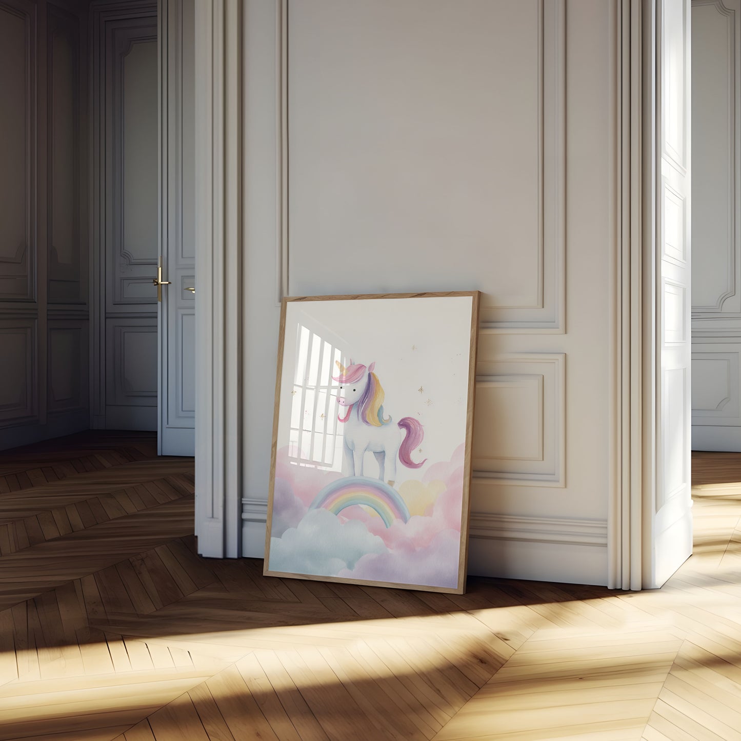 Regenboog Eenhoorn Magie Poster