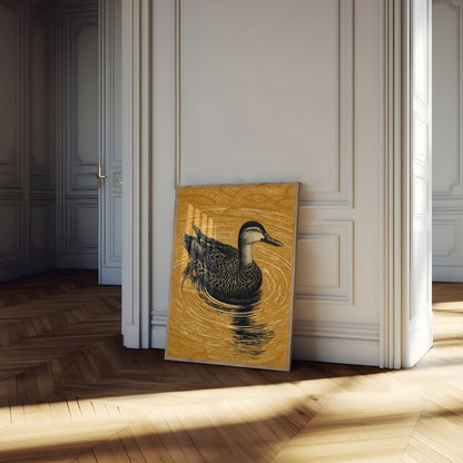 Golden Duck Sanctuary Poster