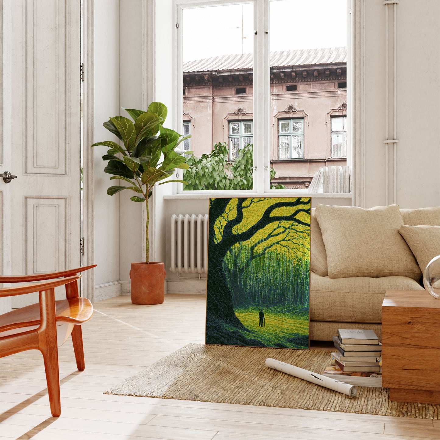 Enchanted Forest Cathedral Poster