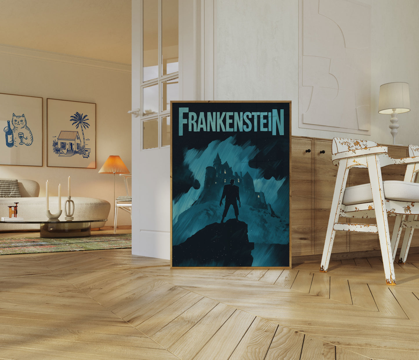 Frankenstein's Monster Storm Poster