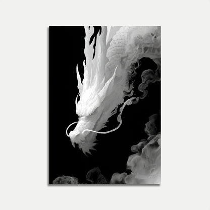 Ethereal Dragon Clouds Poster
