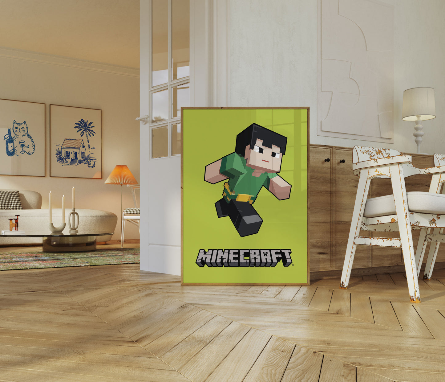 Minecraft Steve Actionposter