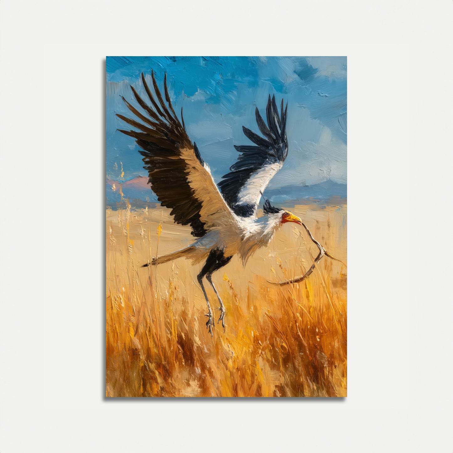 Secretary Bird in Golden Fields Poster

Secretarisvogel in Gouden Velden Poster