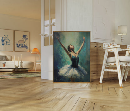 Graceful Ballet Dancer Poster