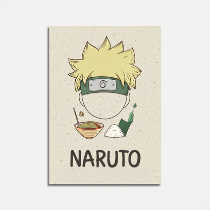 Naruto Anime Ramen Held Poster