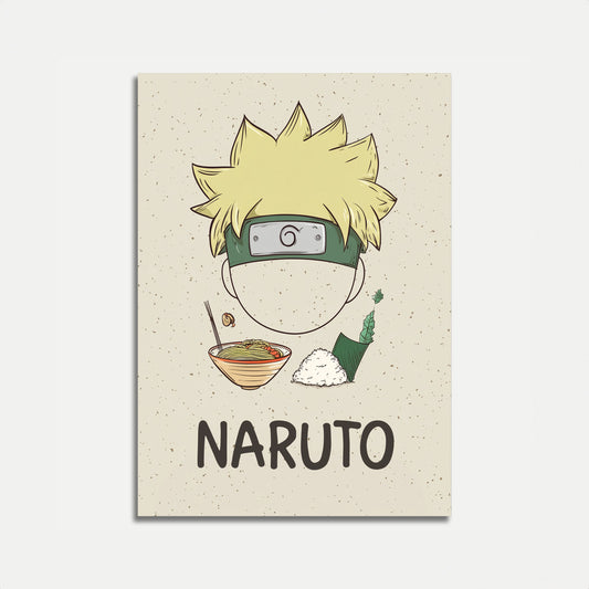 Naruto Anime Ramen Held Poster