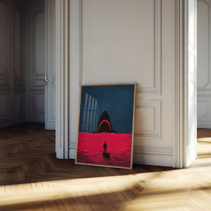 Shark Attack Dark Waters Poster