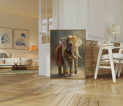 Royal Thai Elephant Majesty Poster