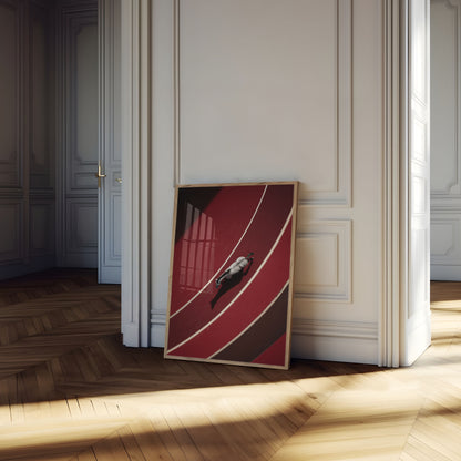 Running Horse Track Poster