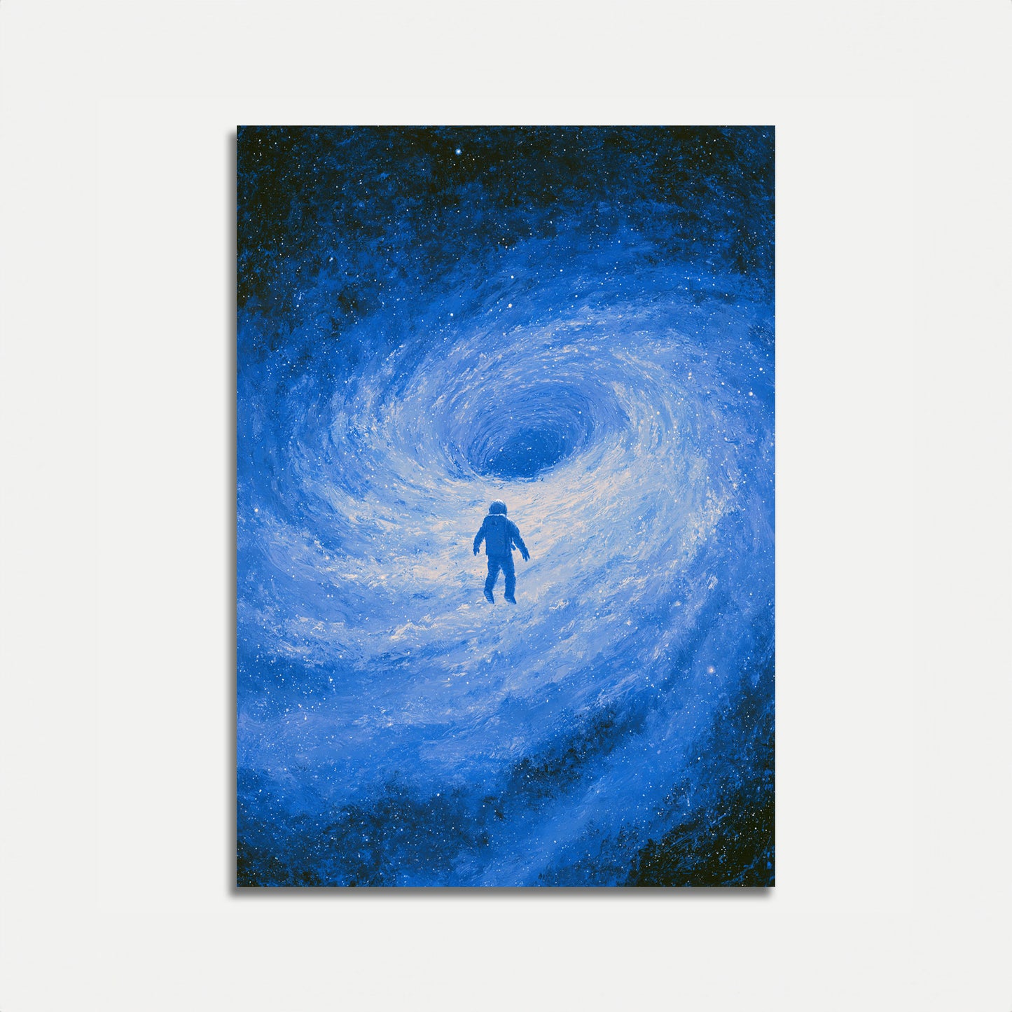 Poster Astronauta in Spirale Cosmica