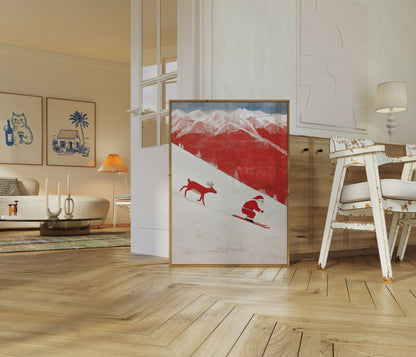 Ski-Abenteuer am Weihnachtsmannberg Poster