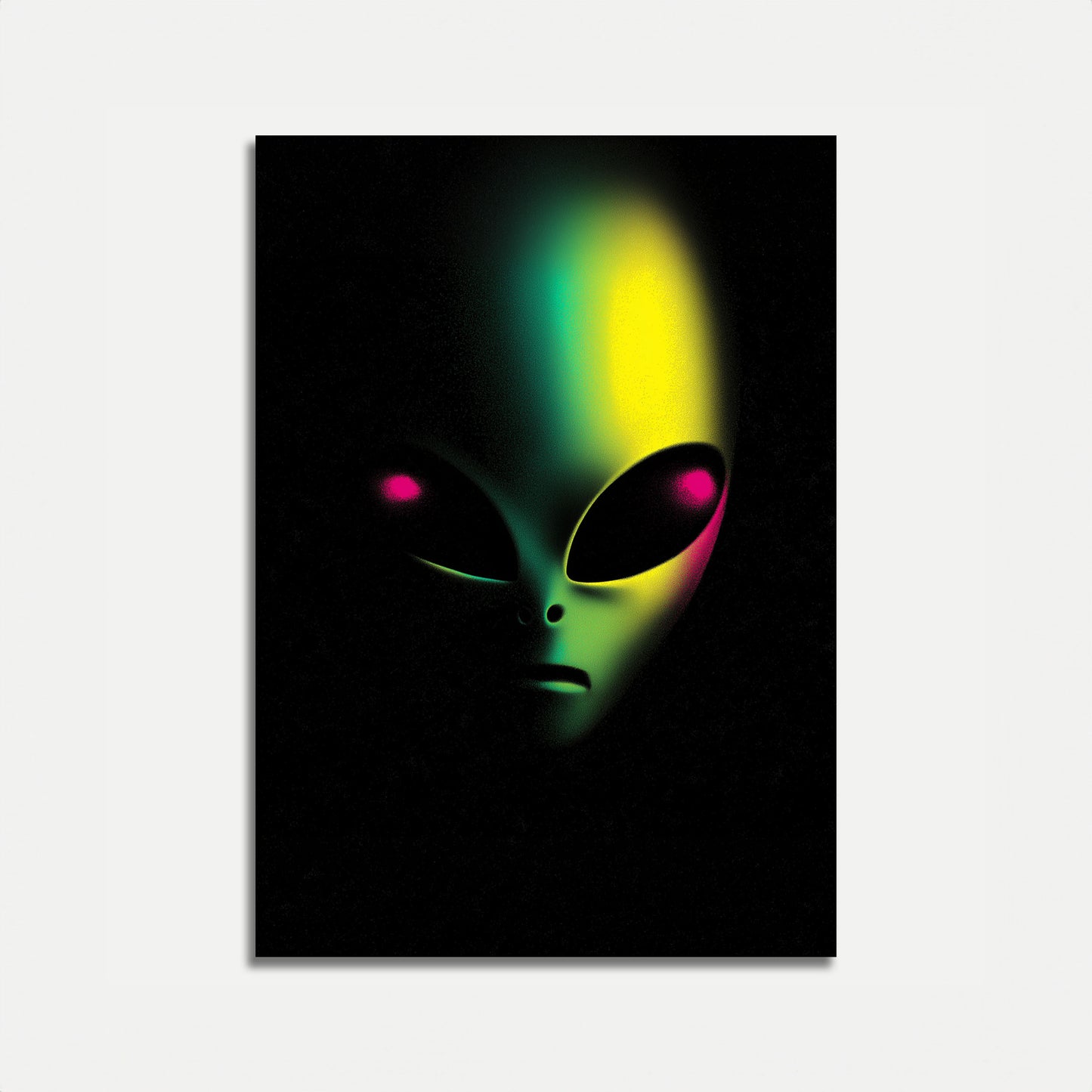 Mysterious Alien Glow Poster