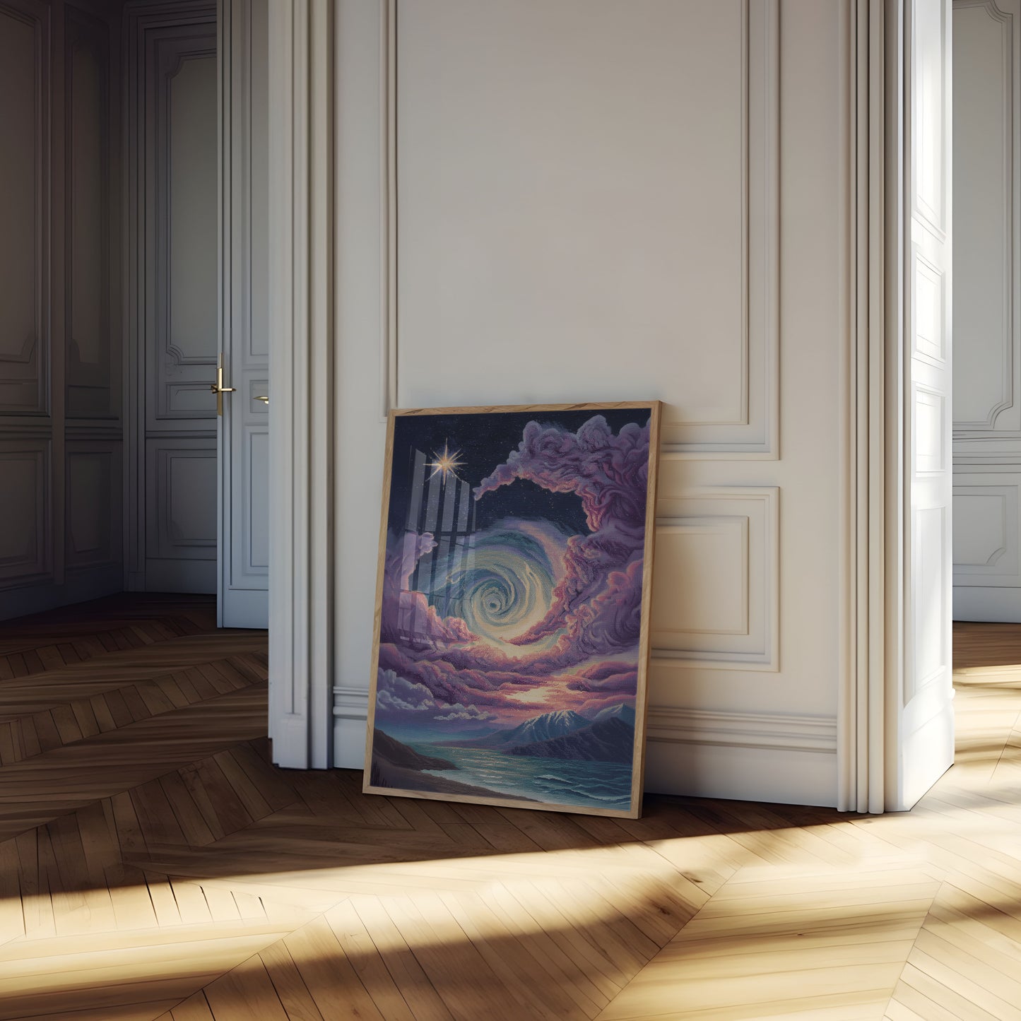 Affiche Portail Cosmique dans les Nuages