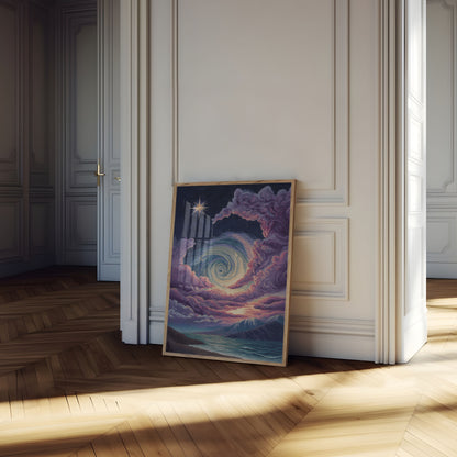 Affiche Portail Cosmique dans les Nuages