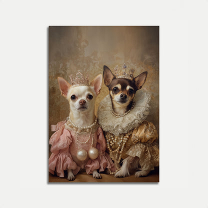 Royal Chihuahua Elegance Poster