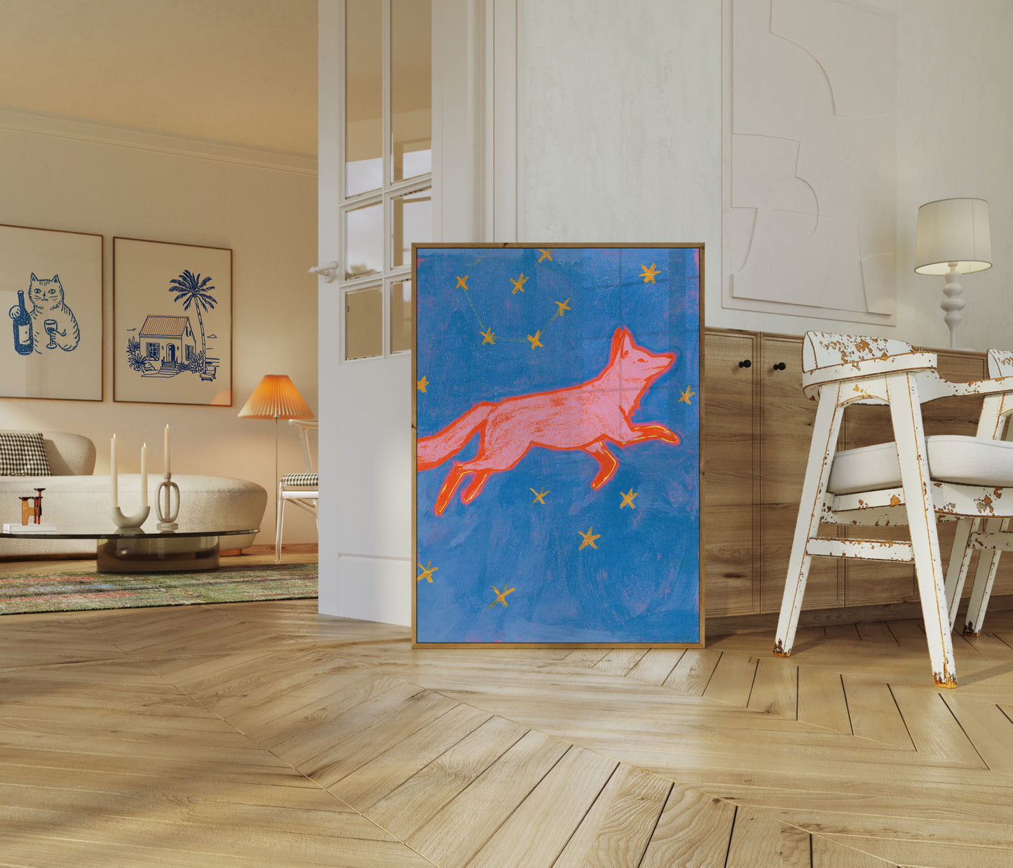 Flying Fox Among Stars Poster