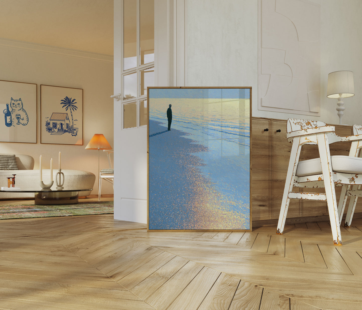 Solitude by the Shore Poster