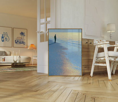Solitude by the Shore Poster