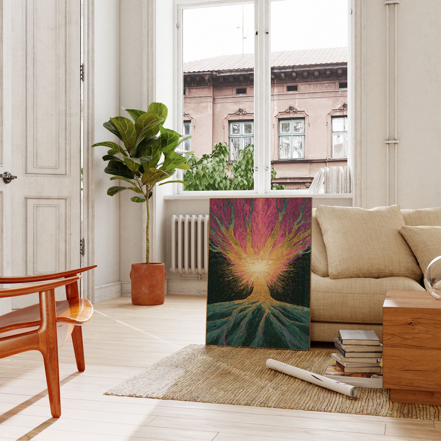Volcano Eruption Energy Poster