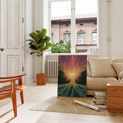 Volcano Eruption Energy Poster