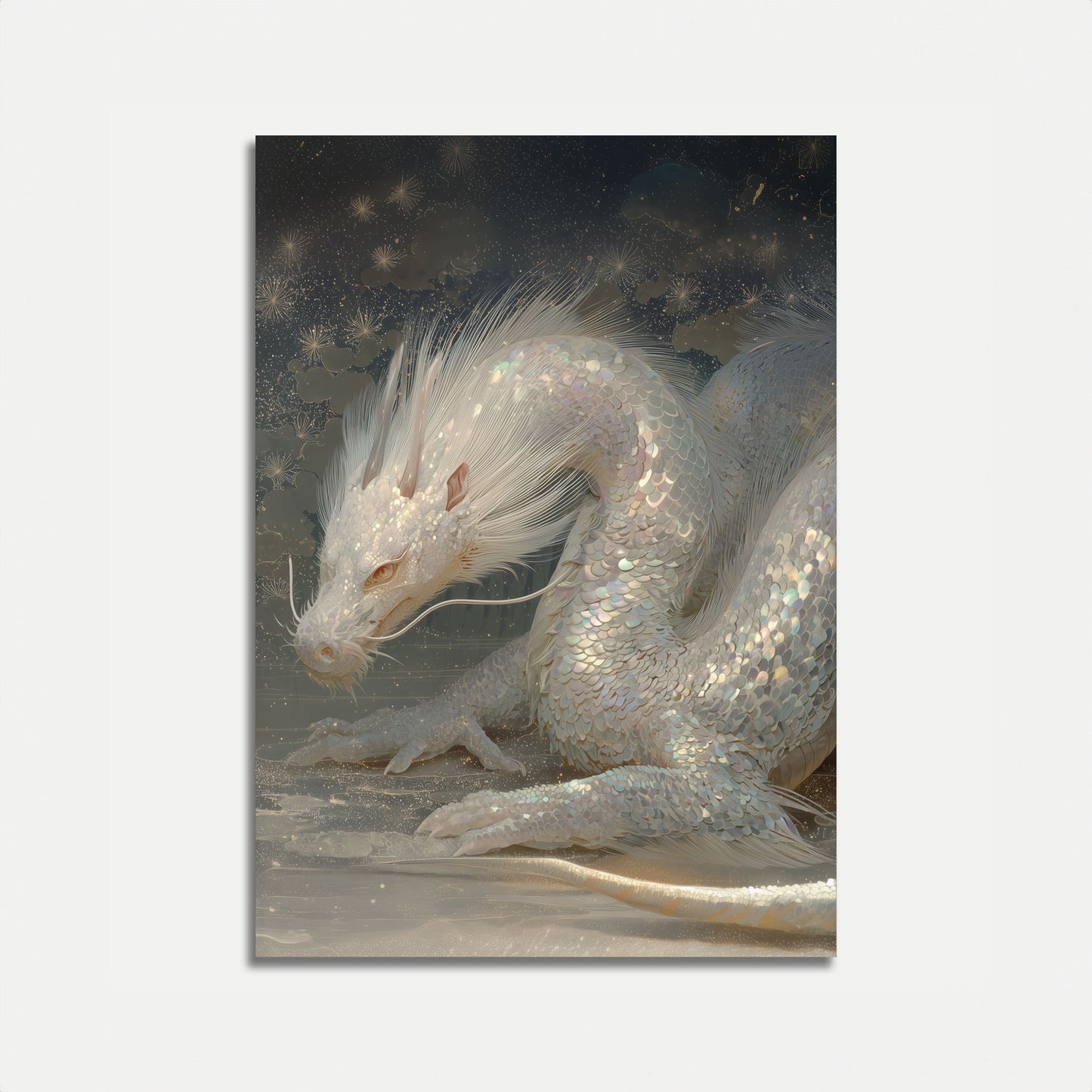 Celestial Dragon Dreamscape Poster