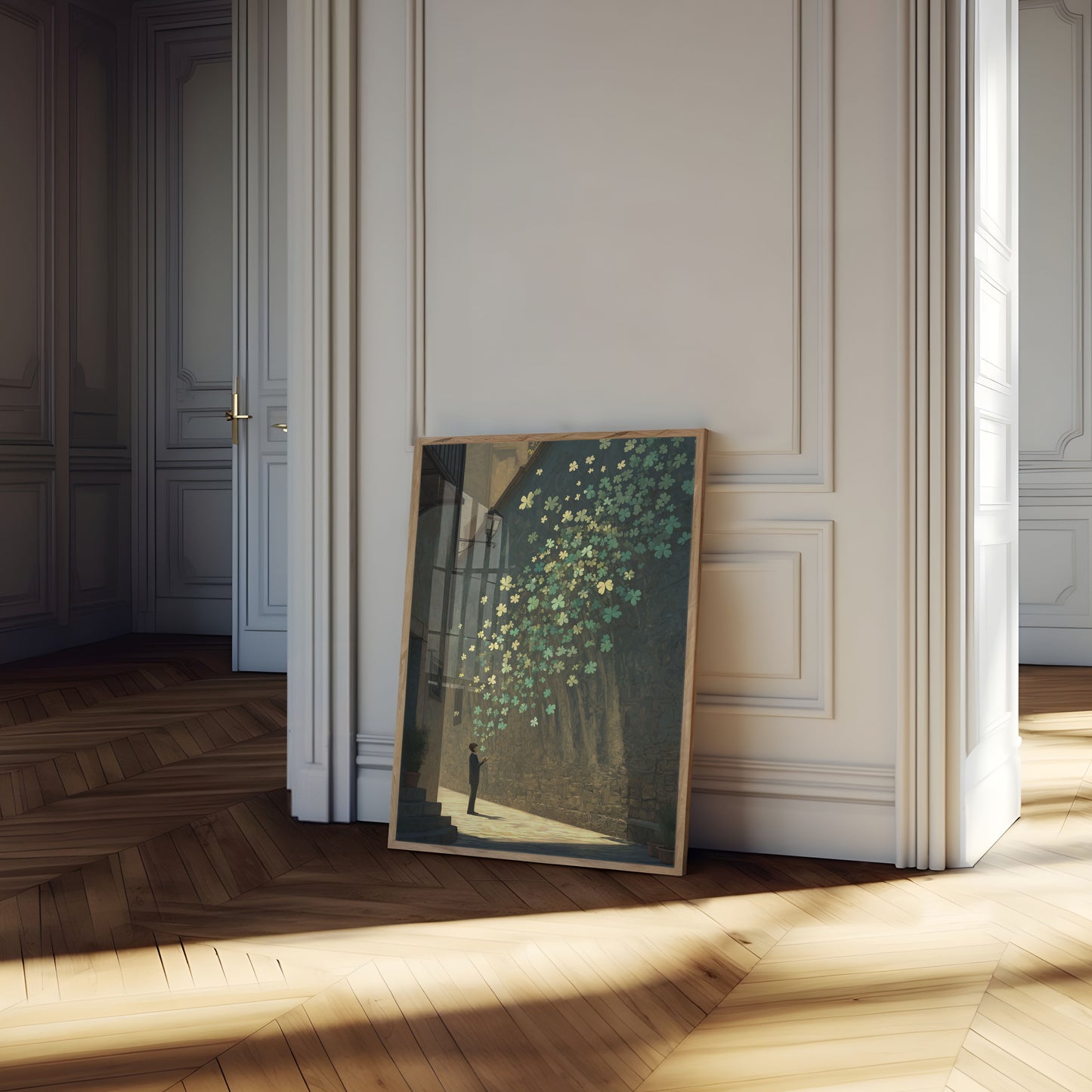 Magical Flower Street Poster