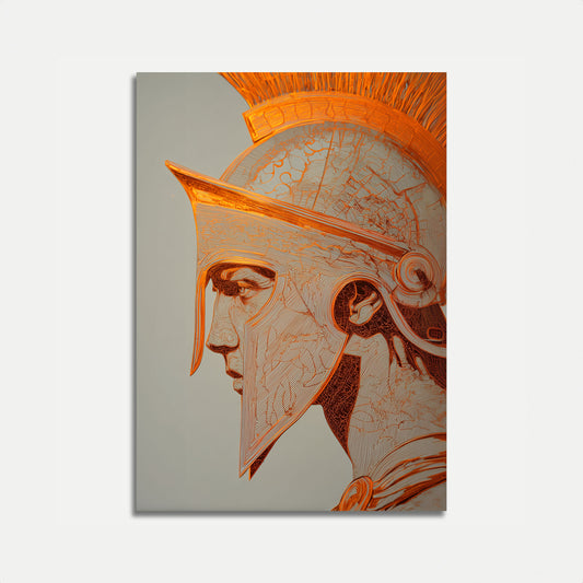 Affiche de Profil du Casque de Guerrier Ancien