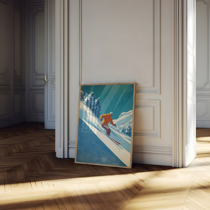 Alpine Ski Adventure Poster